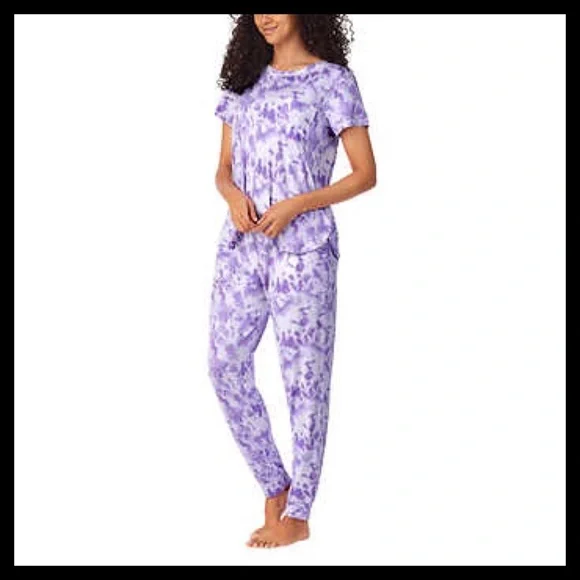Jane & Bleecker Ladies Tee & Jogger Pajama Set - Picture 2 of 7